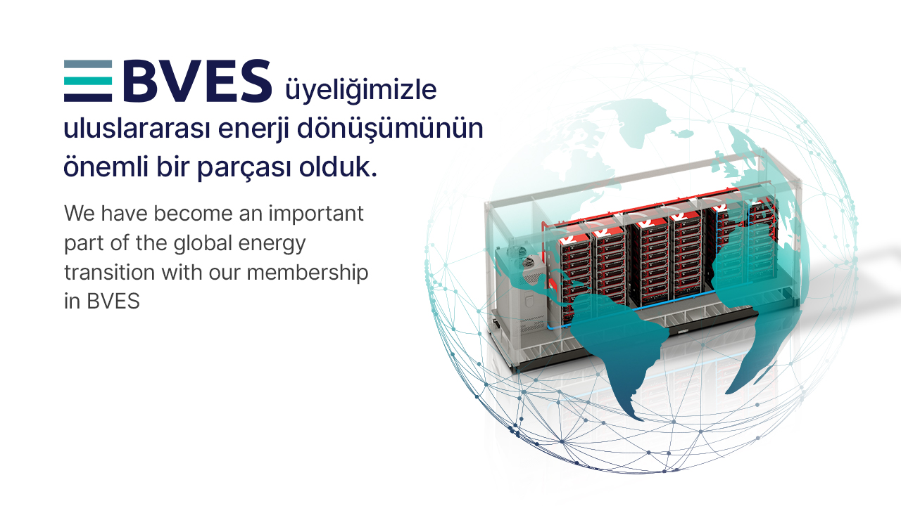 Pomega olarak, Bundesverband Energiespeicher Systeme (BVES) üyeliğimizle uluslararası enerji dönüşümünün önemli bir parçası olduk.